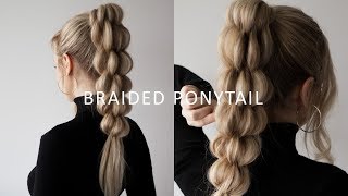 HOW TO BANANA BUSCHEL BRAID ❤️ Unique Braided Ponytail [upl. by Lihp139]