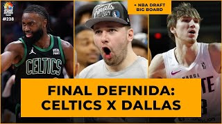 CELTICS E MAVS NA FINAL BIG BOARD DRAFT 2024  PODCAST 238 SPLASH BROTHERS AO VIVO [upl. by Thetes]