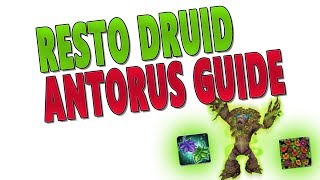 735 RESTO DRUID ANTORUS GUIDE Tier 21  Talents amp Legendaries  Spring Blossoms v Germination [upl. by Aislehc59]