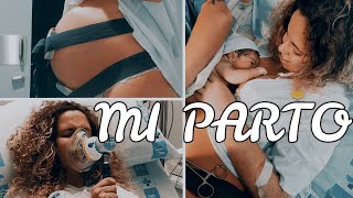 MI PARTO natural 40 semanas🤰 precioso final🥰 primeras horas de vida👶 [upl. by Anelim]