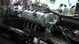 527 cubic inch 427 Ford SOHC on the dyno  870 Horsepower [upl. by Adnauqaj442]