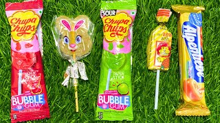 Satisfying video Asmr  most sweet chocolate candy Rainbow Lollipop unboxing video  gummy candy [upl. by Einnahpets]