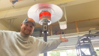 Patio Heater Install [upl. by Ddarb]