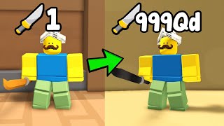 Unlocked Max Level Katana In Ninja Fighting Simulator Roblox [upl. by Kuebbing]