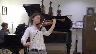 Tchaikovsky  Canzonetta from violin concerto Caroline Adomeit violin [upl. by Aitercal]