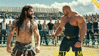 2024 Arena Kung Fu Movie A muscular giant dominates the ring but is no match for a skinny guy 🧨 [upl. by Datnow]