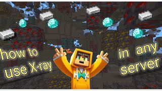 how to use Xray mod in any server minecraft [upl. by Avner780]