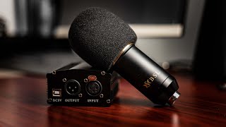 BM 800 Condenser Microphone Phantom Power VS RAW [upl. by Laefar870]