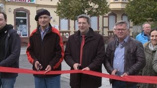 Wittenberge Einweihung der sanierten Rathaus und Tivoliestraße [upl. by Dennet]