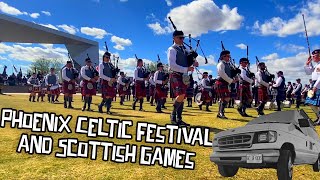 I Went To This Amazing Celtic Heritage Festival  Phoenix Celtic Festival and Scottish Games [upl. by Ellekim151]