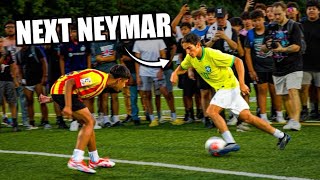 Neymar Went CRAZY Against Messi Soccer 1on1s for 5000 [upl. by Primaveras]