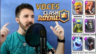 IMITACIONES DE PERSONAJES CLASH ROYALE [upl. by Norine77]