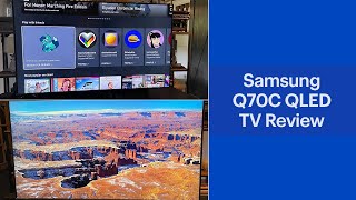 Samsung Q70C 4K 55inch QLED TV Review [upl. by Muirhead626]