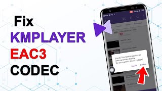 How to Fix KMPlayer EAC3 Codec  KMP External Codec Eac3 Audio Not Supported [upl. by Vilhelmina]