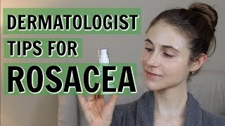 DERMATOLOGIST TIPS FOR ROSACEA SKIN CARE PRODUCTS DR DRAY [upl. by Jacobo]