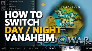 How to switch day night Vanaheim God Of War Ragnarok [upl. by Tammany]