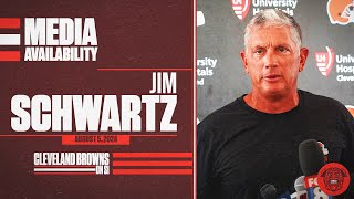 Cleveland Browns Jim Schwartz Not Looking Back As Team Prepares For 2024 Season [upl. by Nierman]