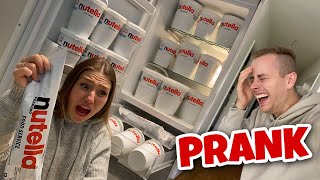 50 kg NUTELLA PRANK an Bibi 😂 [upl. by Aihsrop]