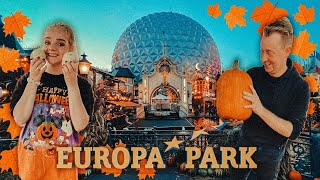 EuropaPark  Die Halloween Zeit beginnt Los geht’s 🎃 [upl. by Kenimod]