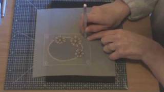 Parchment Craft beginners lesson 1 part 3 of 4 [upl. by Nauwtna859]