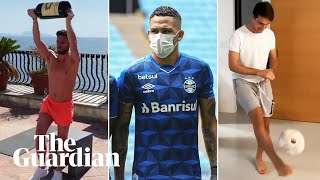 Home workouts and quarantine how the football world is dealing with coronavirus [upl. by Gratt]