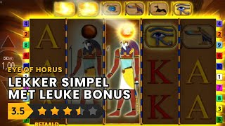 Gokkast Review Eye of Horus Blueprint Gaming [upl. by Adda168]