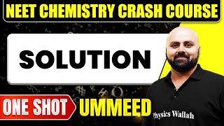 SOLUTION in 1 Shot All Concepts Tricks amp PYQs  NEET Crash Course  Ummeed [upl. by Vincelette]