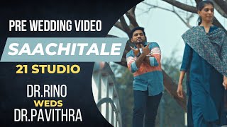 Prewedding Dance Video  Saachitale  Love Today  Yuvan Shankar Raja  21 Studio [upl. by Cynthie]