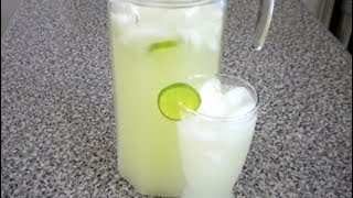 LIMONADA  LEMONADE AGUA DE LIMON  Receta Facil [upl. by Gottlieb]