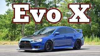 2010 Mitsubishi Lancer Evolution X GSR Regular Car Reviews [upl. by Oirottiv]