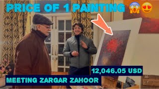 Price of 1 Painting 😱😍 Meeting ​⁠zargarzahoor [upl. by Elleda]