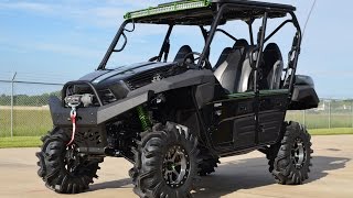 Custom 2015 Kawasaki Teryx4 in Super Black Loaded [upl. by Holtz307]