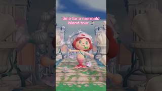 Mermaid island tour Animal crossing new horizons  ACNH [upl. by Enelyar624]