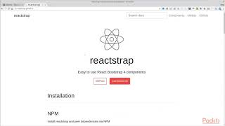 HandsOn Application Development with React and Bootstrap Reactstrap Overview  packtpubcom [upl. by Eidda2]