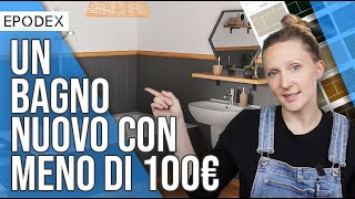 Il tuo nuovo bagno a meno di 100€  senza piastrellista con la vernice per piastrelle Epodex [upl. by Merwin]