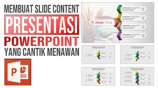 Cara Membuat Slide Isi Presentasi yang Cantik Menawan [upl. by Aneekan815]