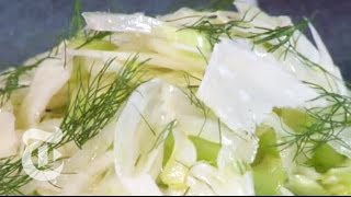 Thanksgiving Recipes Fennel amp Celery Salad  Mark Bittman  The New York Times [upl. by Alviani]