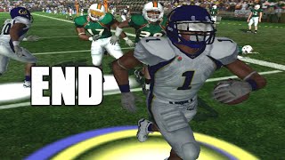 A FAREWELL GAME TO REMEBER  THE END CALL DYNASTY NCAA FOOTBALL 06 [upl. by Albright]