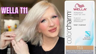 Trying WELLA T11 Lightest Beige Blonde [upl. by Lanaj]