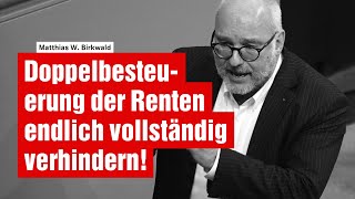 Doppelbesteuerung der Renten endlich vollständig verhindern [upl. by Nakada651]