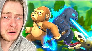 Baby Godzilla Kong vs Skullcrawlers – Animation 5 REACTION [upl. by Annorah697]