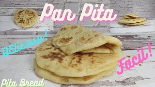 4 COMO HACER PAN PITAFACILDELICIOSO EL SABOR Y SUS AROMAS PAN EN SARTEN [upl. by Ardnusal]