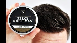 Percy Nobleman Matt Paste  recenzja pasty do włosów [upl. by Llecrep702]