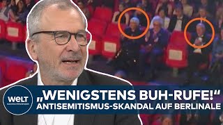 BERLINALE SKANDAL Antisemitische Aussagen und Propaganda Sprüche Publikum klatscht zustimmend [upl. by Lindell337]