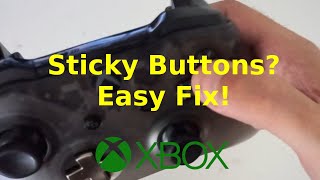 Sticky Controller Button Easy Fix Sticking Y Button XBox Controller [upl. by Downing]