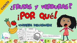 cuento sobre la alimentación saludable para niños [upl. by Natsyrt]