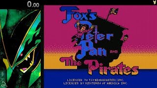 Foxs Peter Pan amp The Pirates NES speedrun 948 [upl. by Arretak]