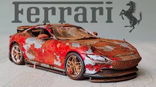 Restoration Abandoned Ferrari Roma SuperCar  with Customization [upl. by Mullane739]