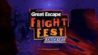 Six Flags Great Escape Fright Fest Zombie Bash 2018 [upl. by Araldo]