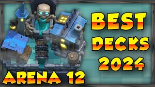 Best Arena 12 Decks Spooky Town Decks in Clash Royale  Best Clash Royale Arena 12 DECKS 2024 [upl. by Ioab272]